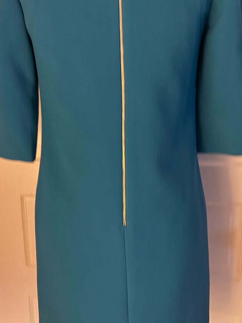 Ann Taylor Factory Teal Midi Sheath Dress